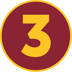 3 Number Icon