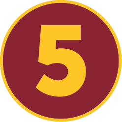 5 Number Icon