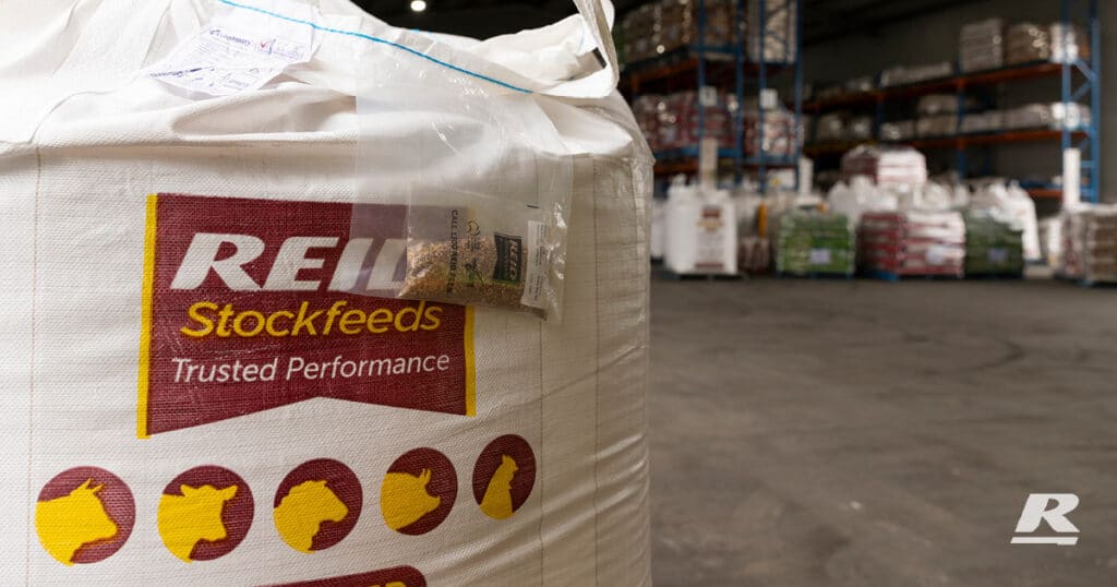 Reid Stockfeeds Bag in Warehouse